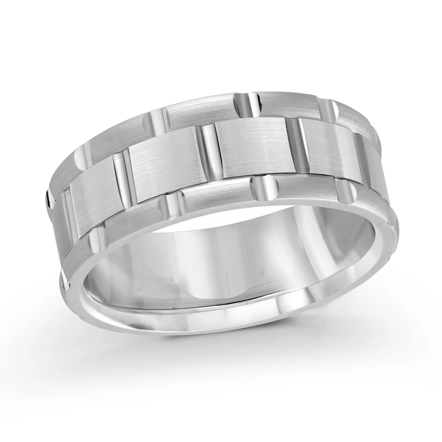 14K White Gold Ring from the Executif Collection by Malo - MRD-044-7W