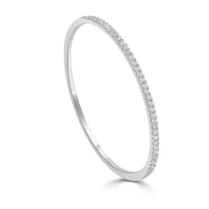 14KW Diamond Bangle