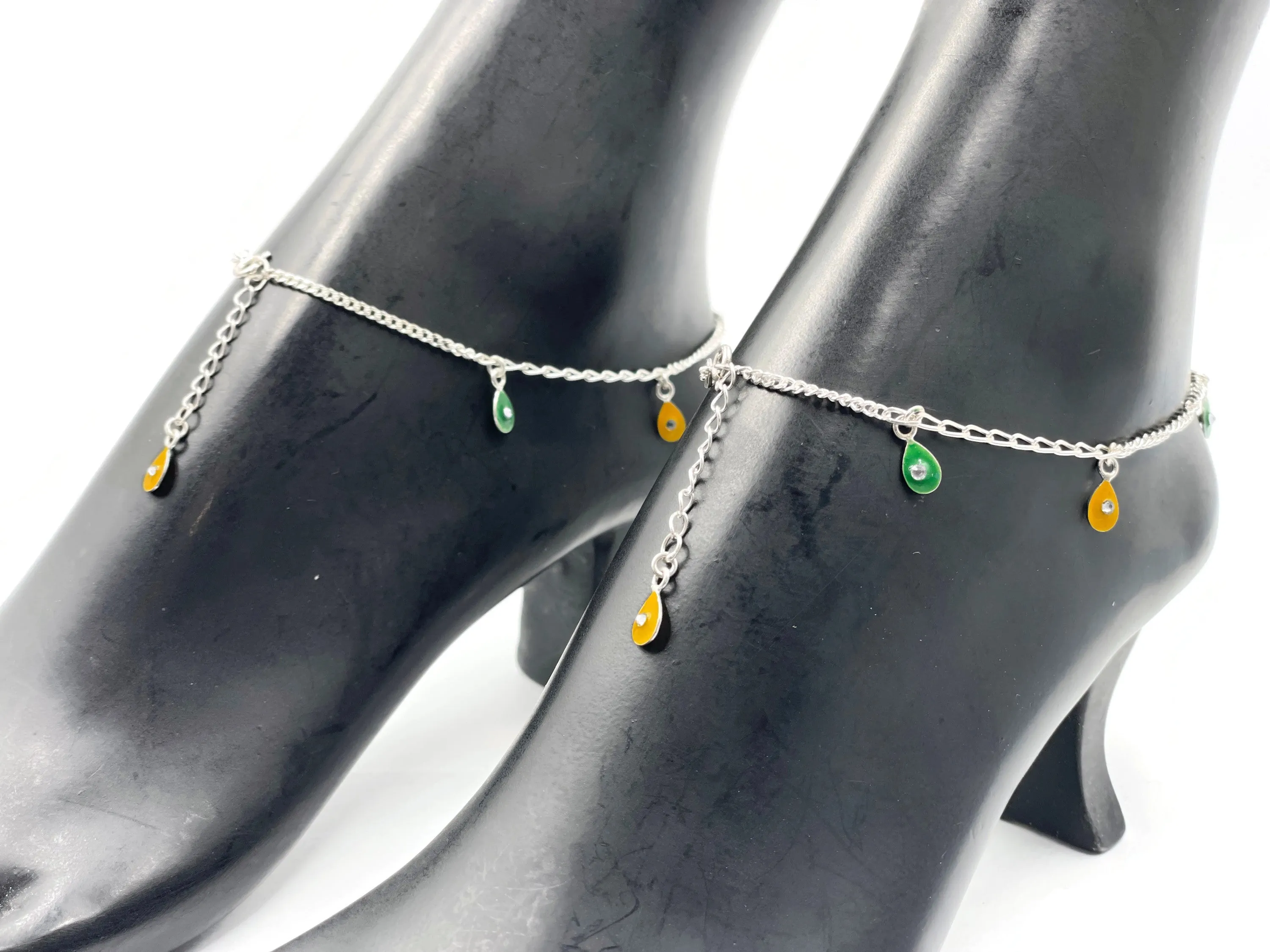 925 Sterling Silver Anklet - #96