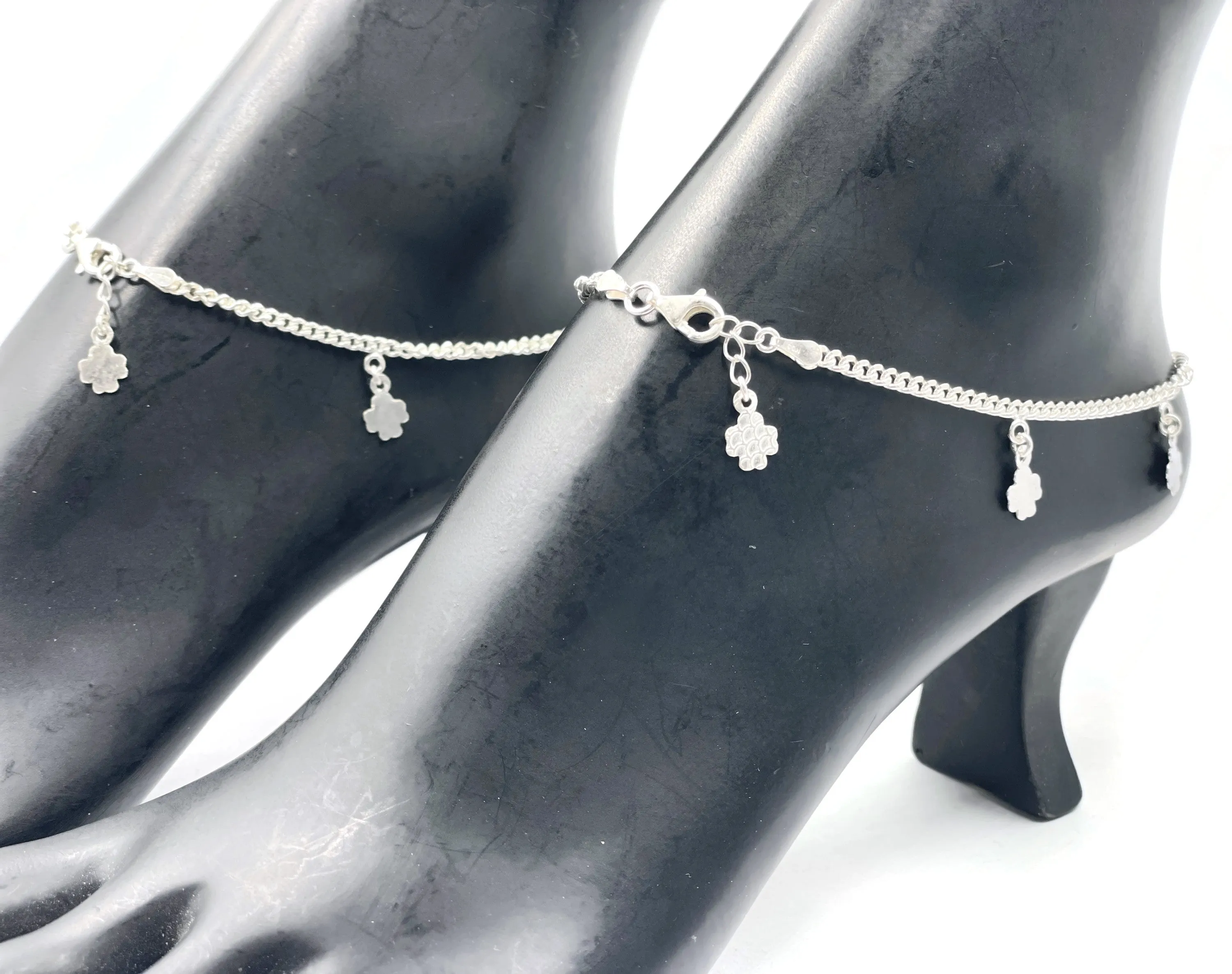 925 Sterling Silver Anklet - #98