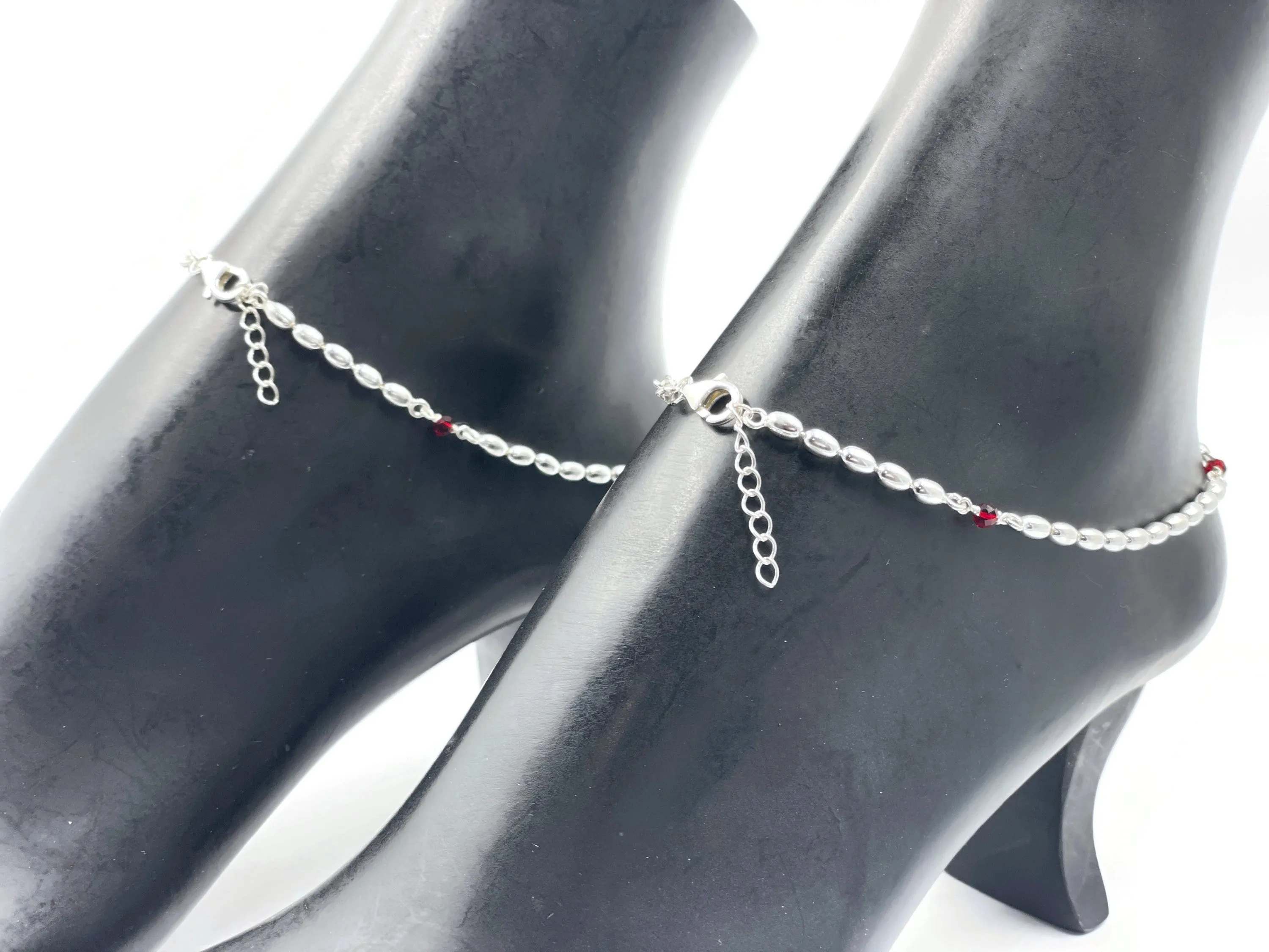 925 Sterling Silver Anklet - #99