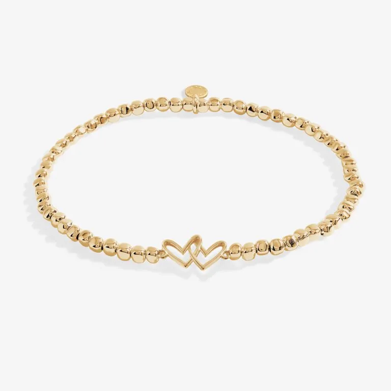 A Little ‘Happy Birthday' Bracelet in Gold-Tone Plating