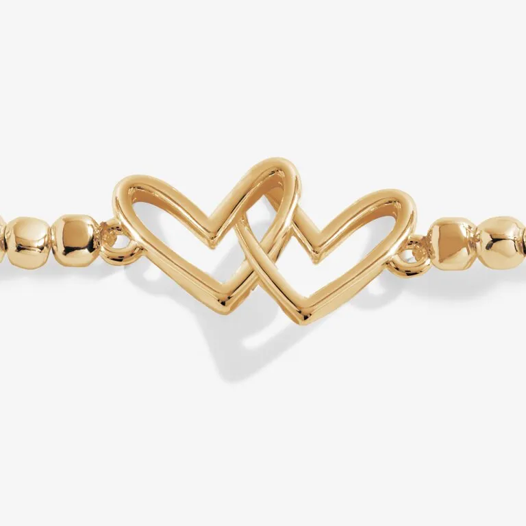 A Little ‘Happy Birthday' Bracelet in Gold-Tone Plating