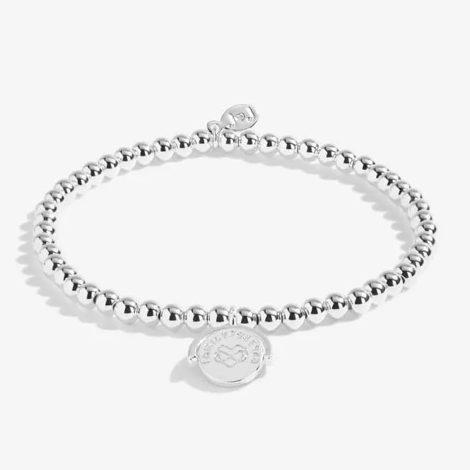 A Littles Family Forever Always Treasured Silver 17.5cm Stretch Bracelet 5244