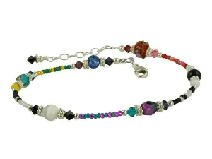 All Jazzed Up Idiosyncratic Funky Beaded Anklet