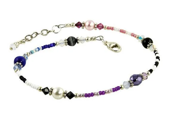 All Jazzed Up Sensations Beaded Anklet