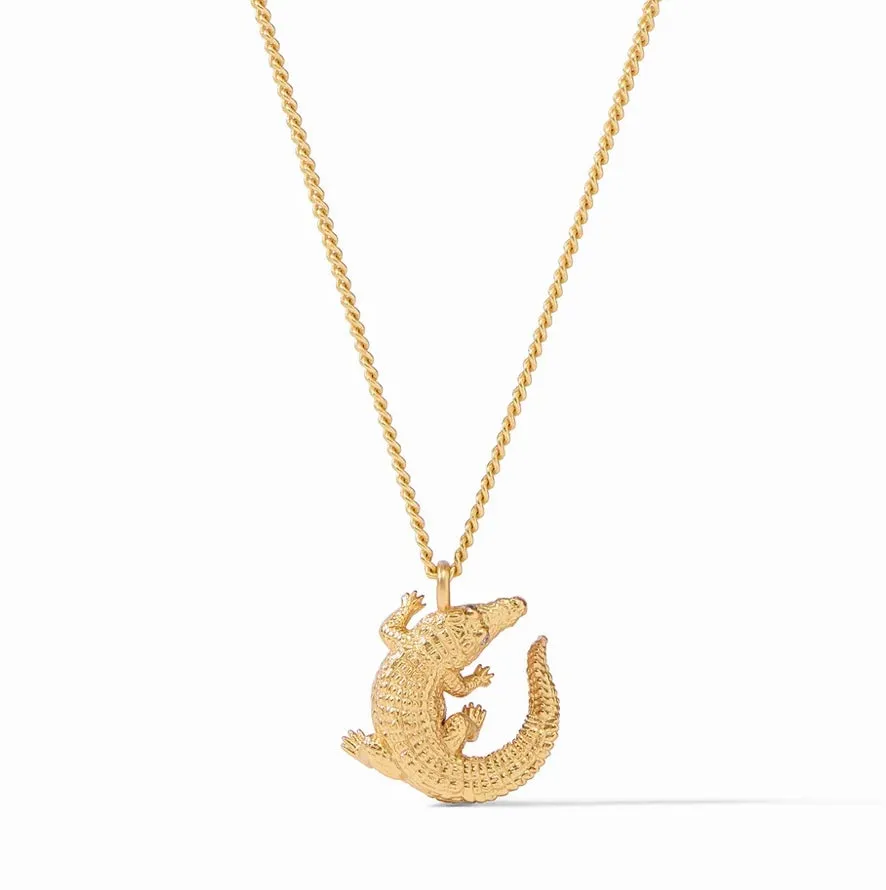 Alligator Solitaire Necklace