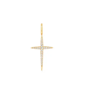 Ania Haie Yellow Gold Cross Charm NC048-31G