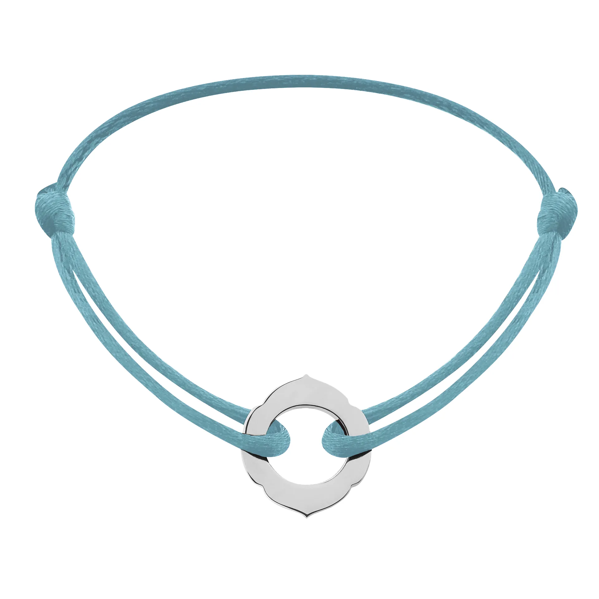 Aura - White Gold Cord Bracelet  (choose your colour cords)