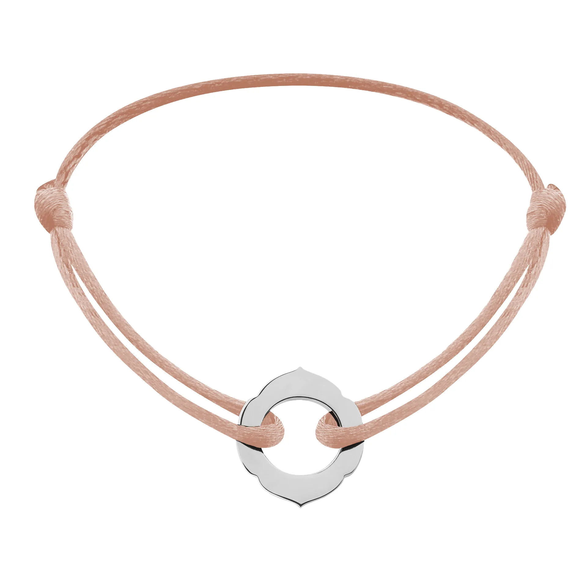 Aura - White Gold Cord Bracelet  (choose your colour cords)