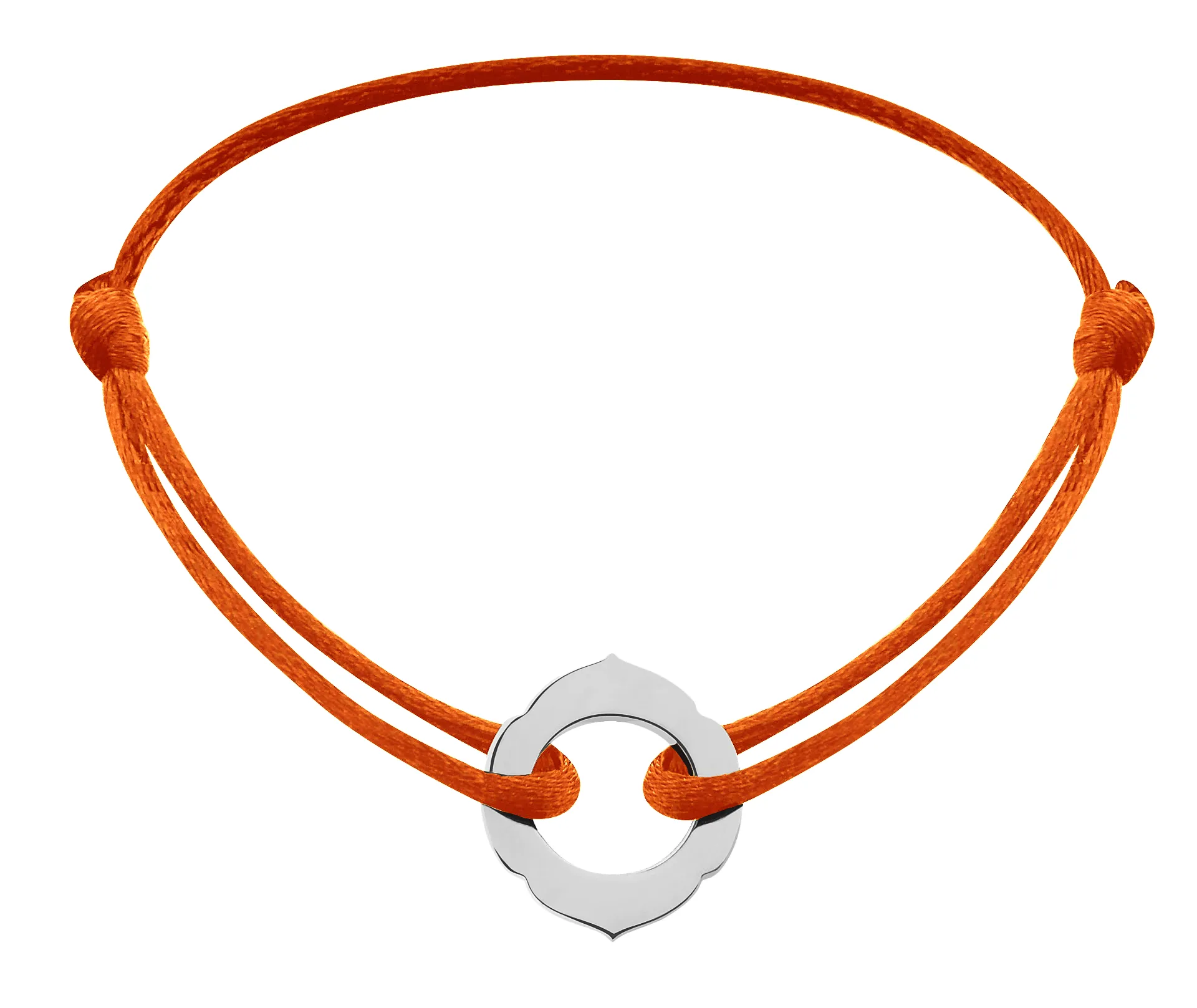 Aura - White Gold Cord Bracelet  (choose your colour cords)