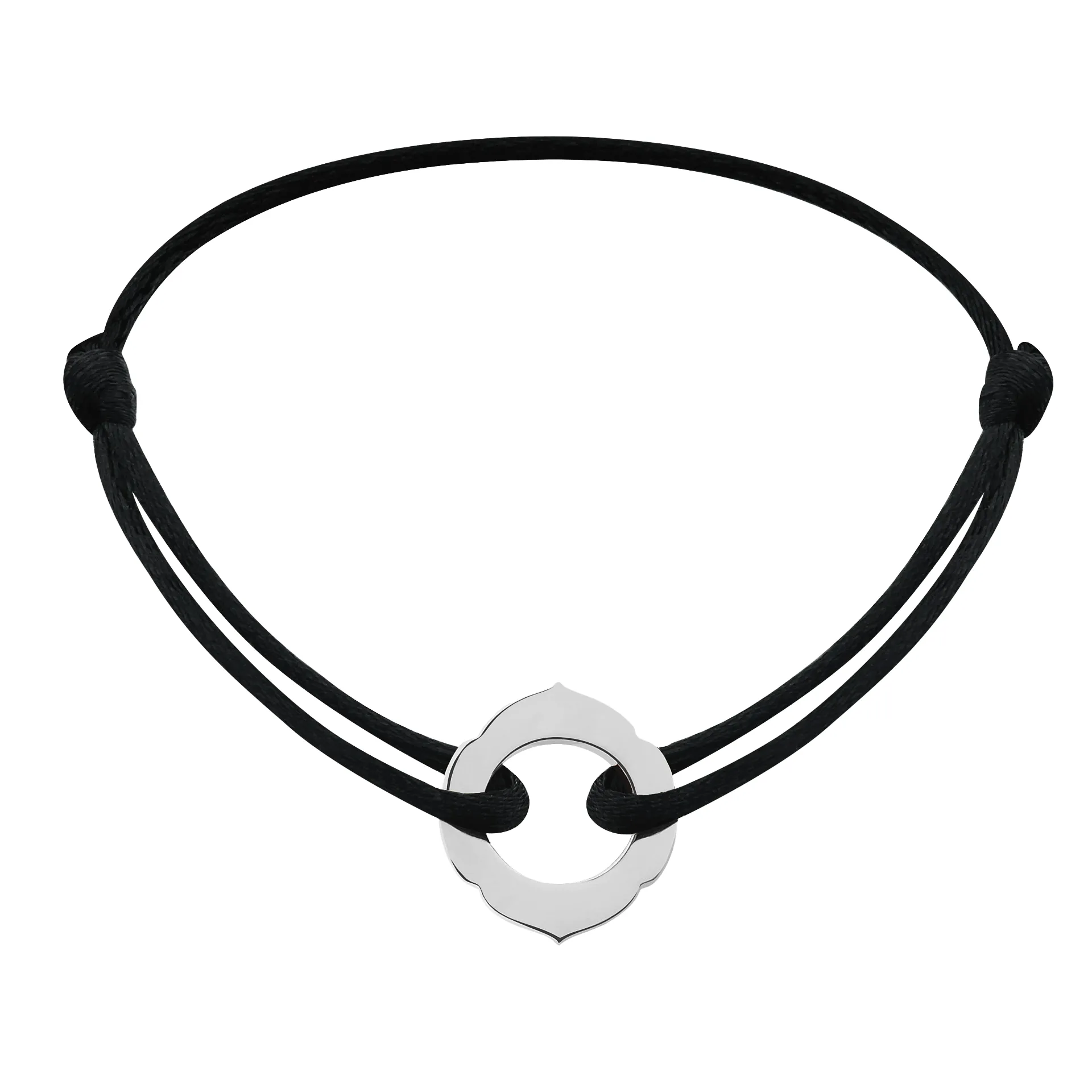 Aura - White Gold Cord Bracelet  (choose your colour cords)