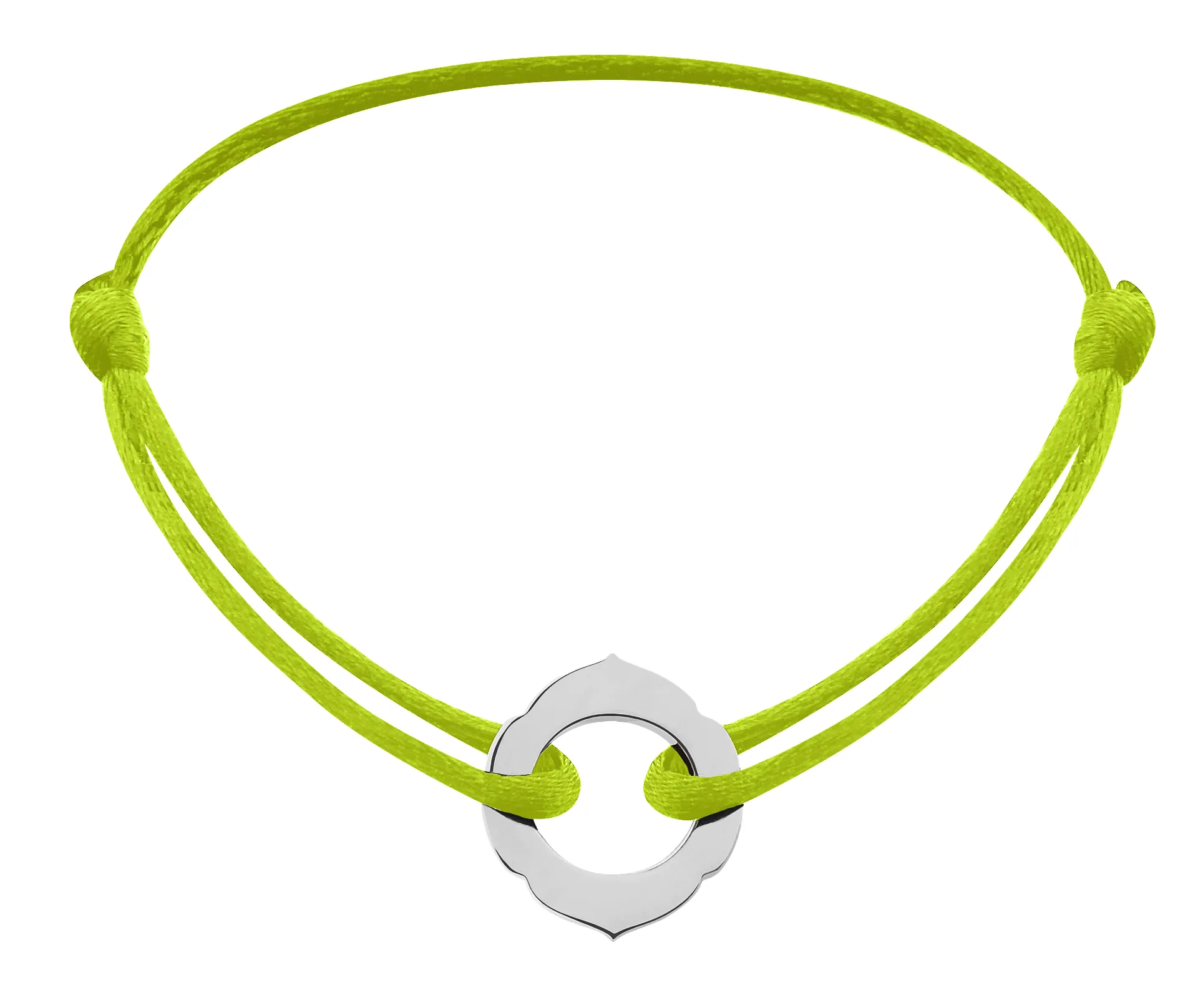 Aura - White Gold Cord Bracelet  (choose your colour cords)