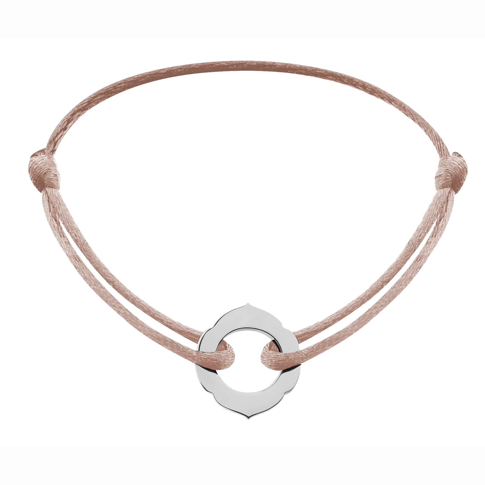 Aura - White Gold Cord Bracelet  (choose your colour cords)