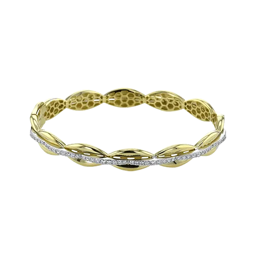 Bangle in 18k Gold with Diamonds