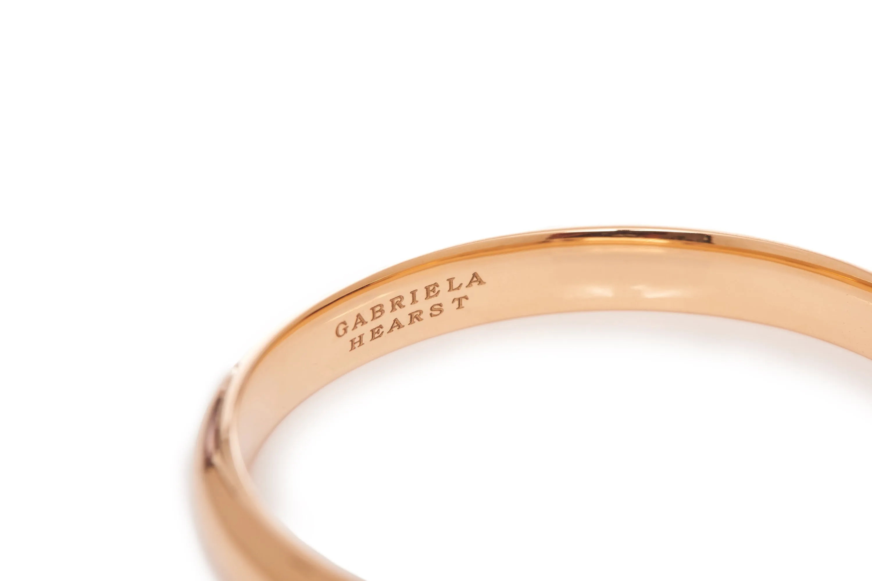 Bangle in 18K Rose Gold & Vitreous Black Enamel