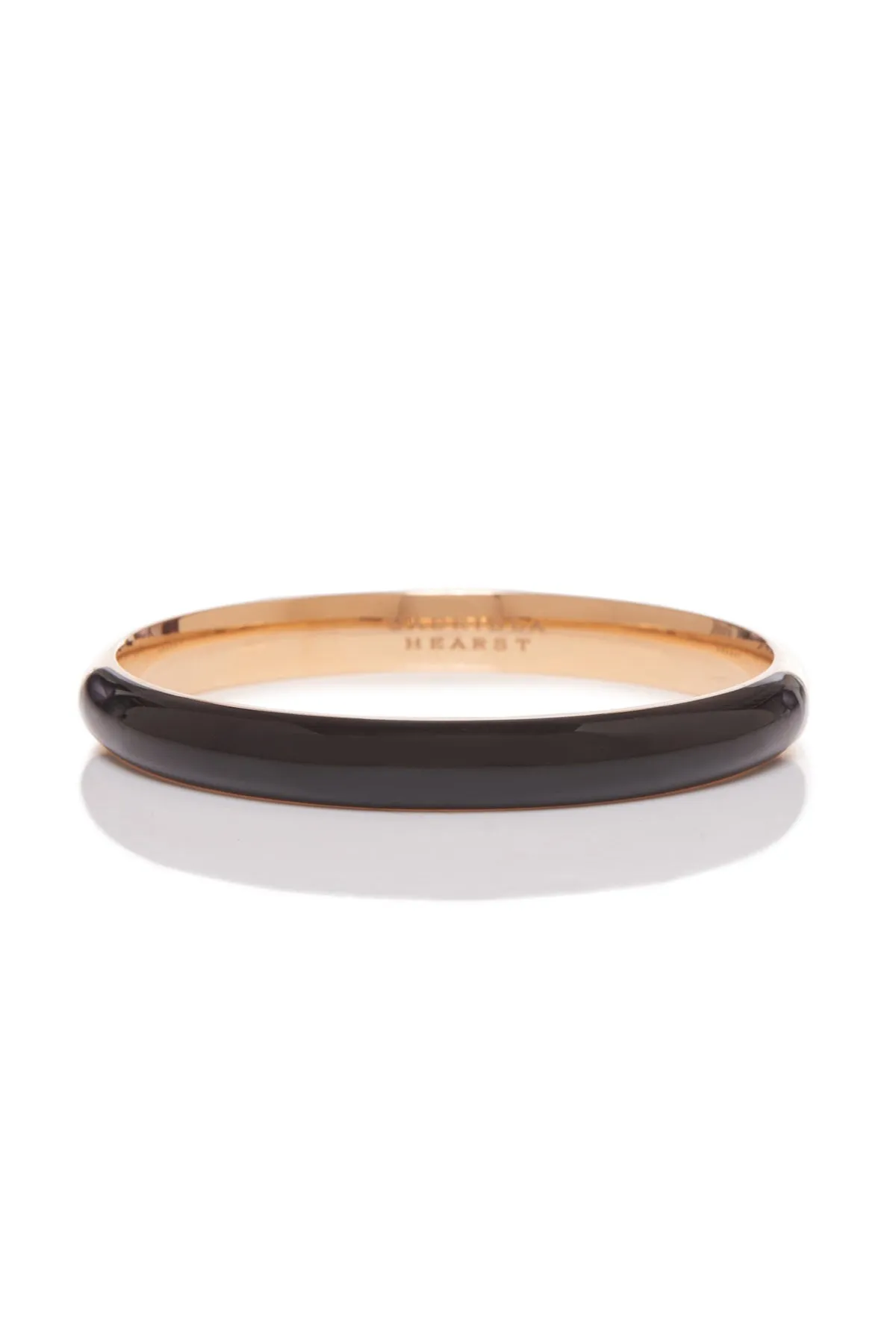 Bangle in 18K Rose Gold & Vitreous Black Enamel