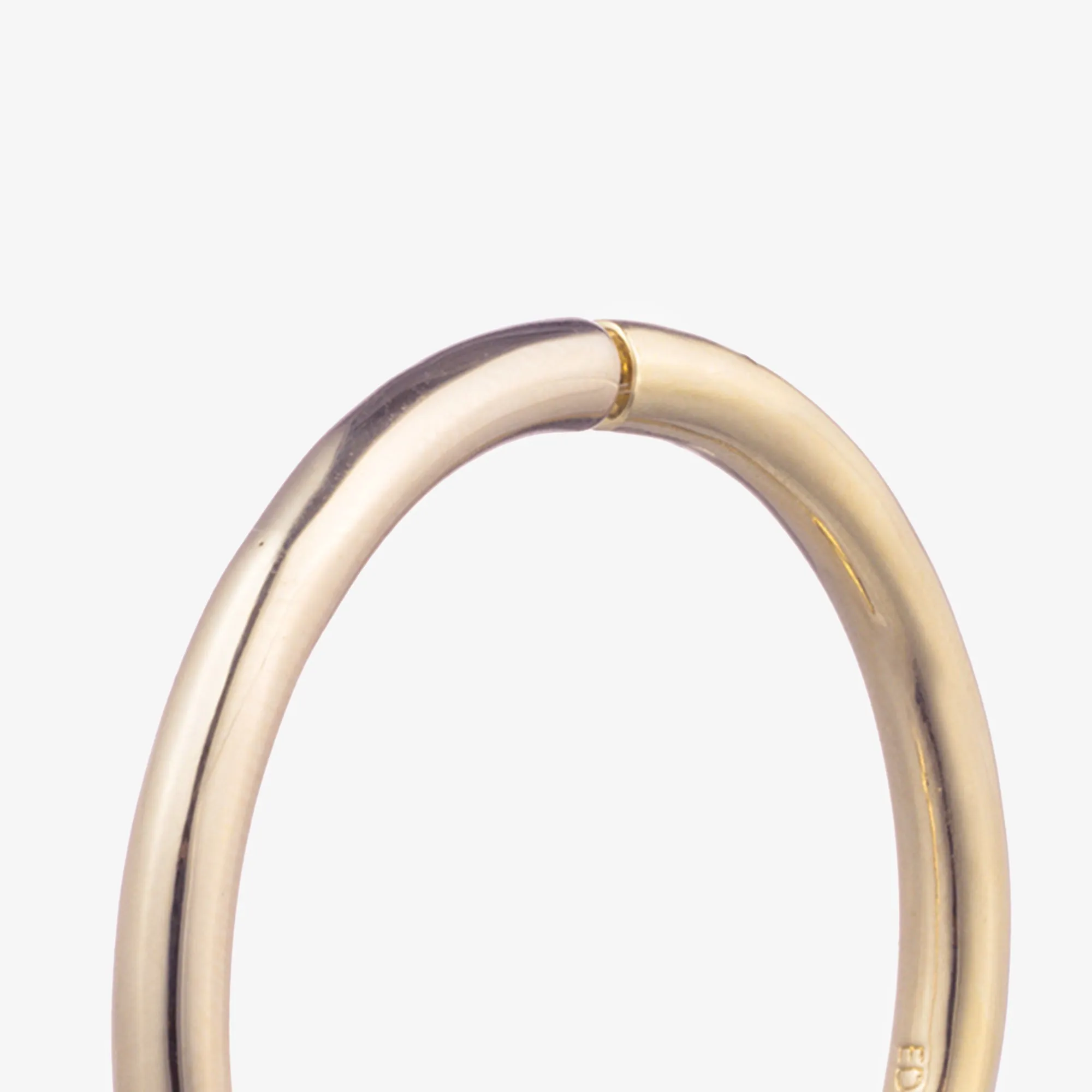 BARBELL HOOP EARRINGS