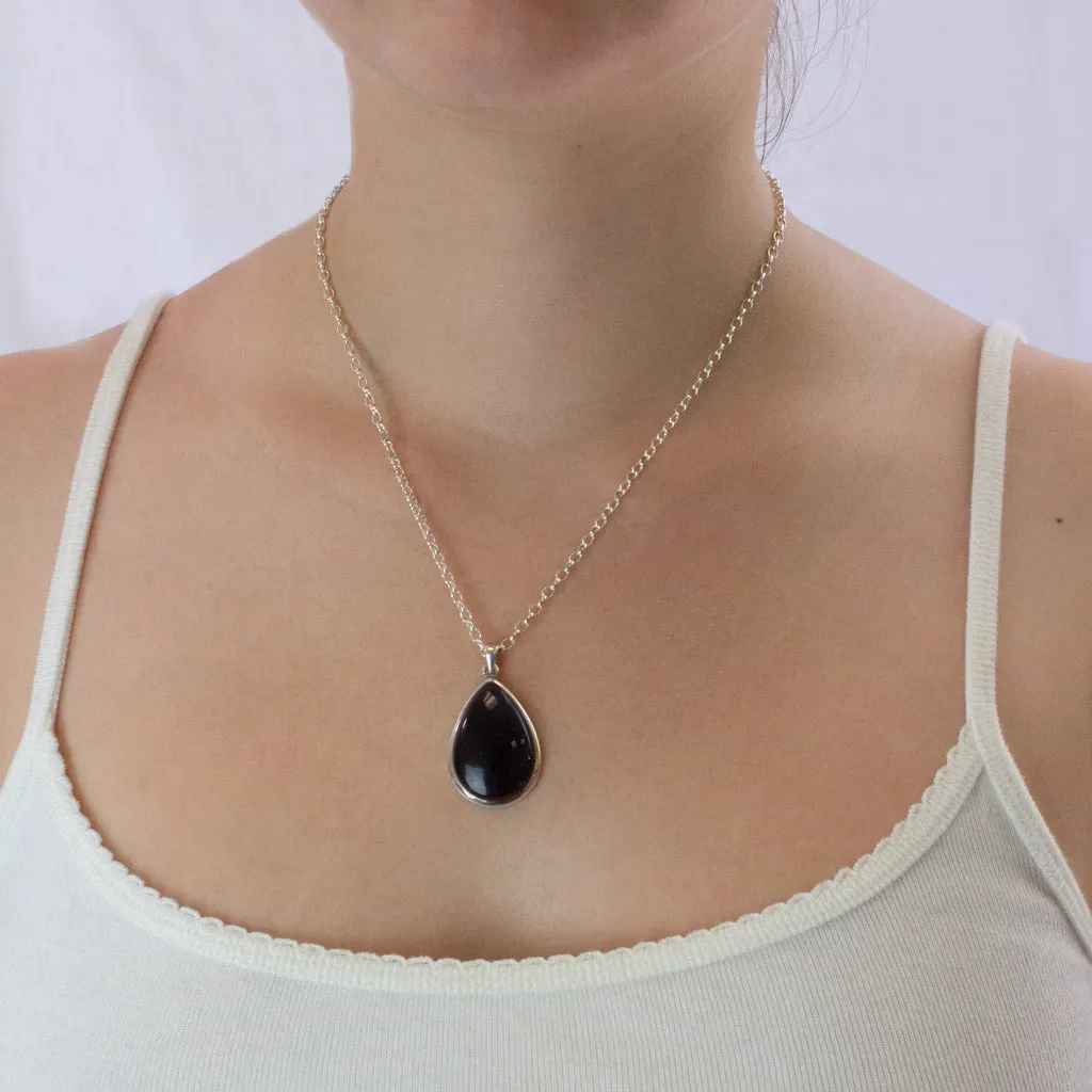 Bloodshot Iolite Necklace