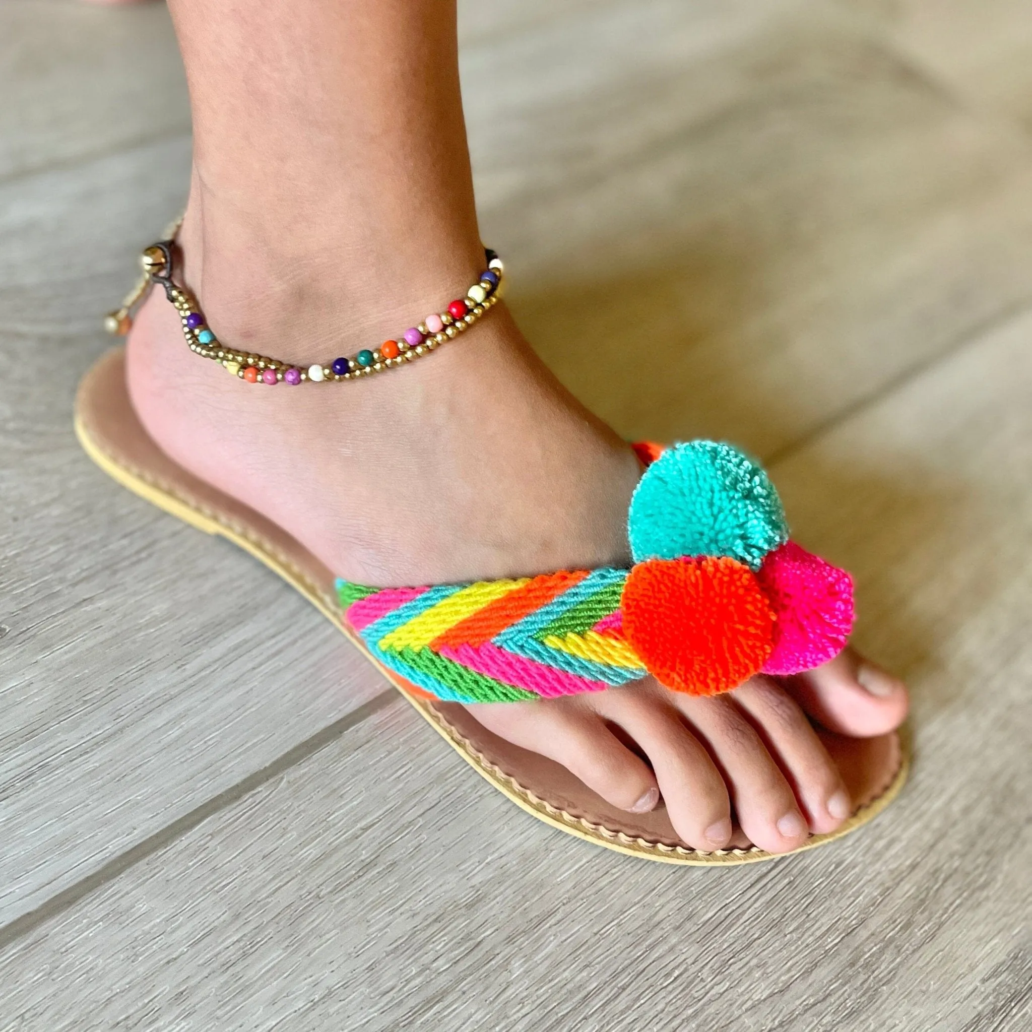 Bohemian Beaded Anklet Bracelets for Summer