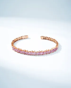 Bold Pink Sapphire Bangle