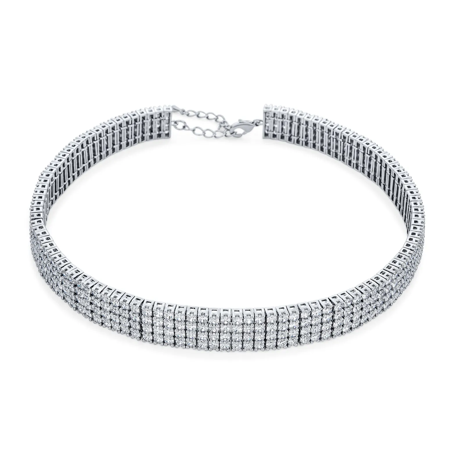 Bridal Necklace Holiday Fashion Crystal Choker for Weddings Parties and Proms