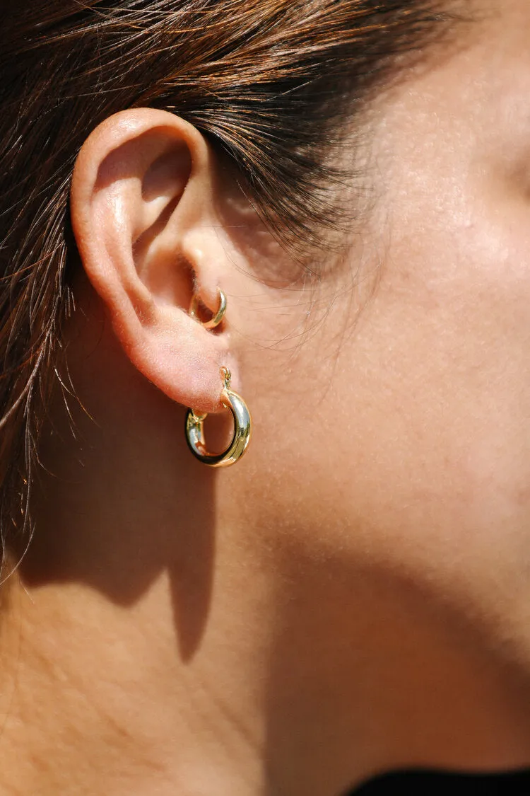 Classic Gold Hoops