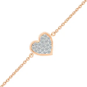 Classic Heart Sparkling Bracelet