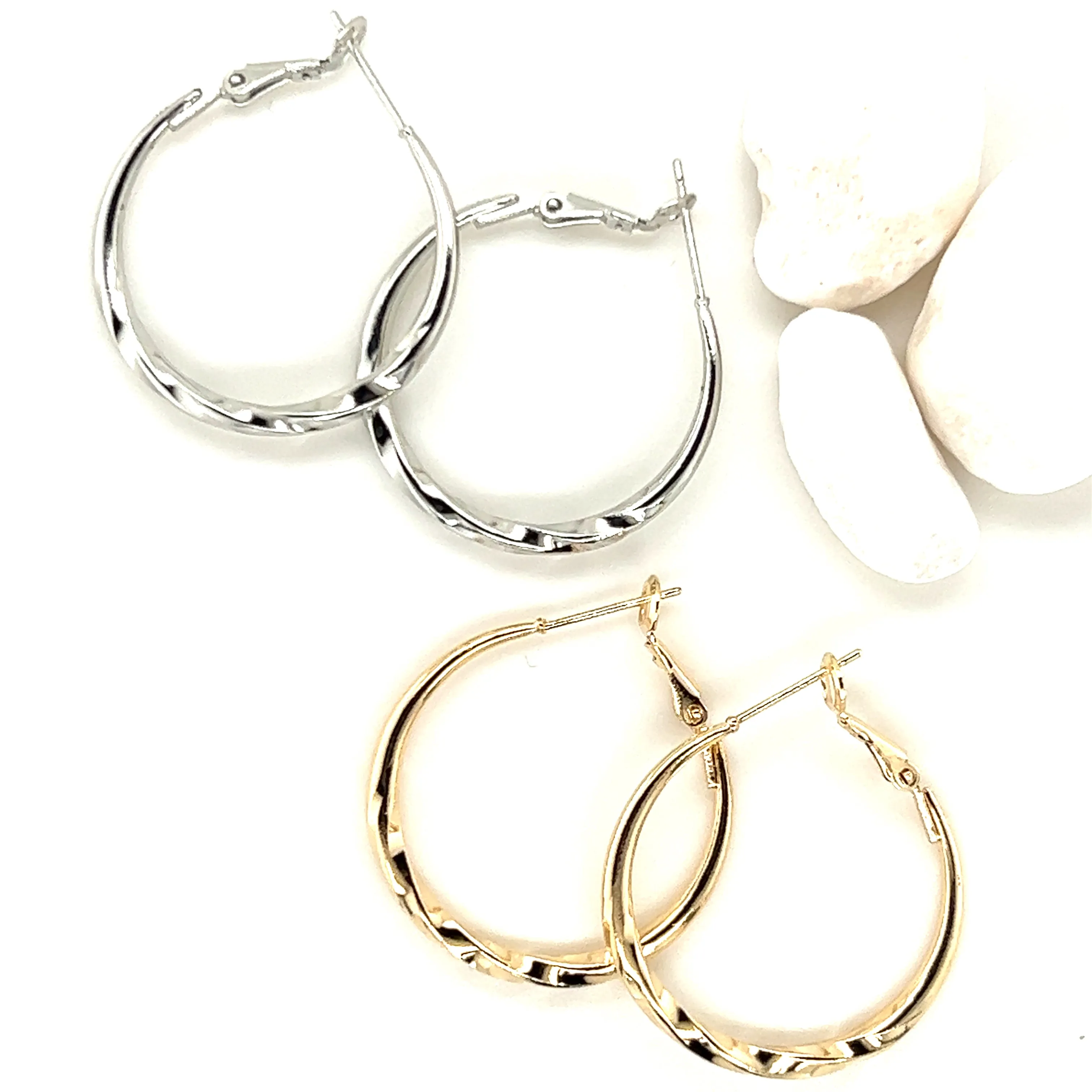 Classic Twisted Everyday Hoop Earring