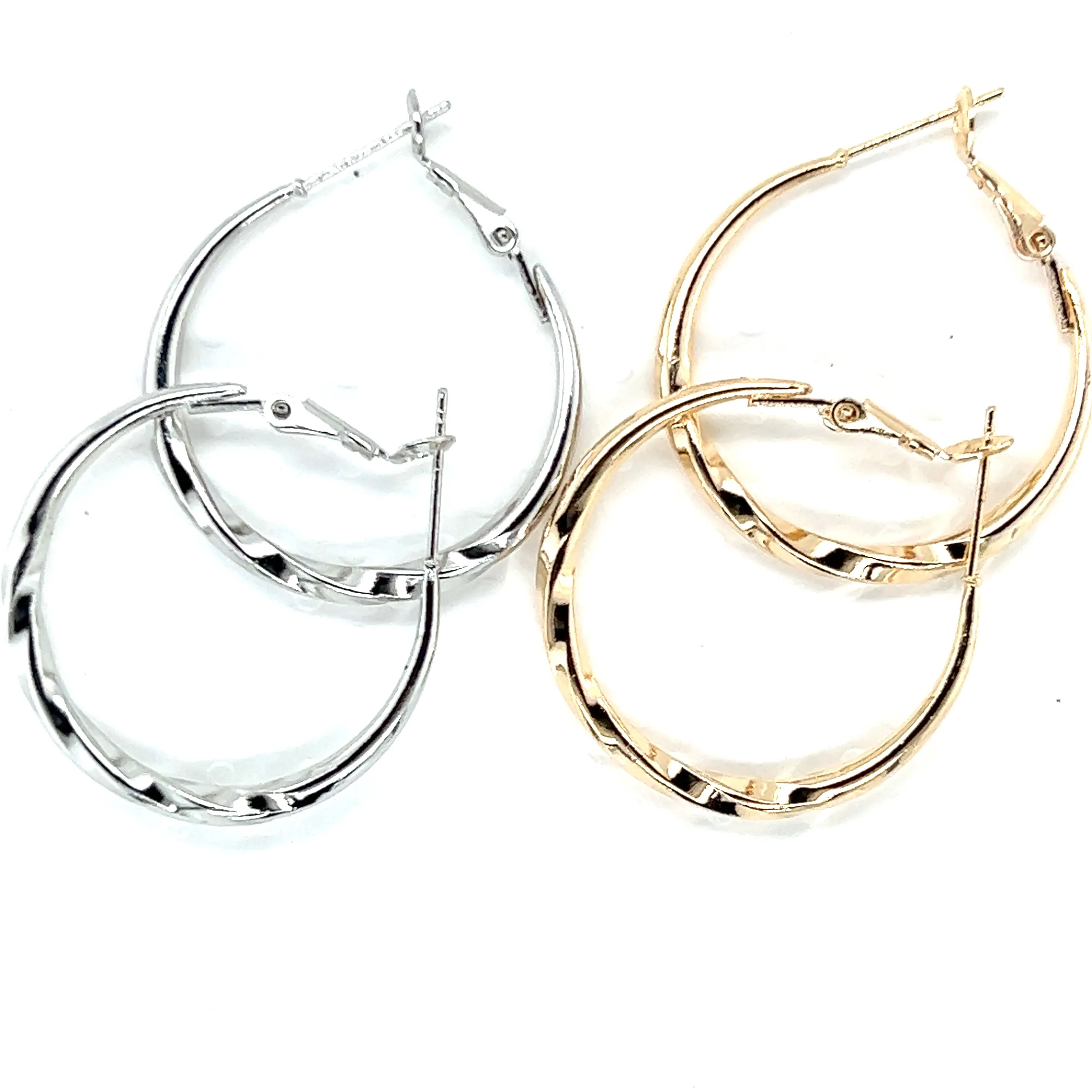 Classic Twisted Everyday Hoop Earring