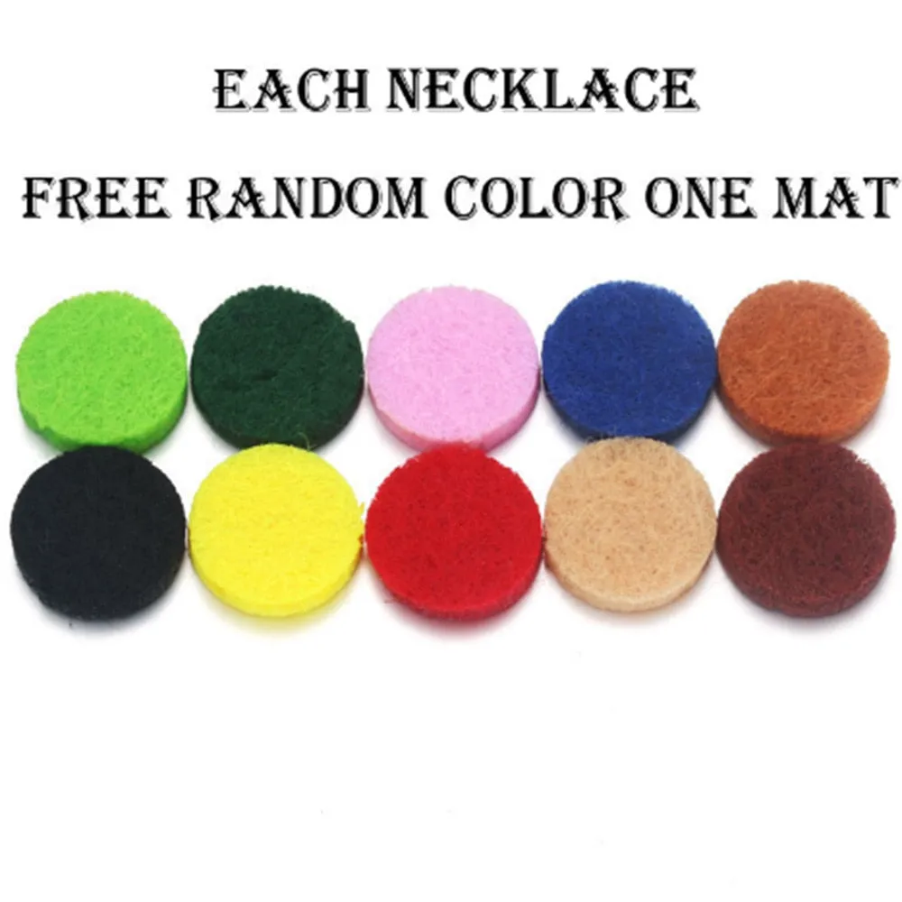 Colored zircon Tree of Life necklace Stainless Steel Aromatherapy Essential Oil Diffuser Perfume Locket Pendant Aroma Necklace