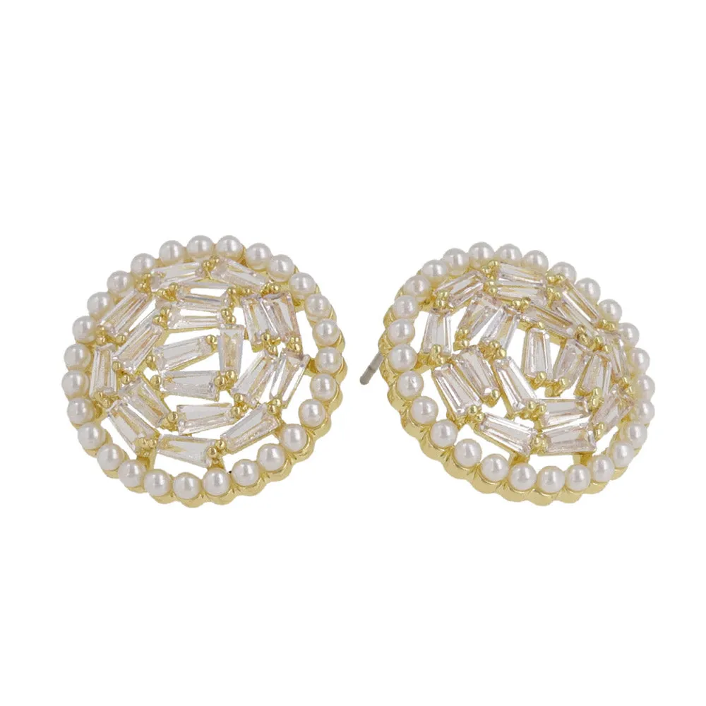 Decorative Circle Earrings