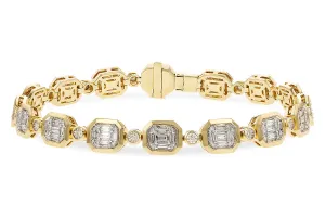 Diamond Bezel Tennis Bracelet