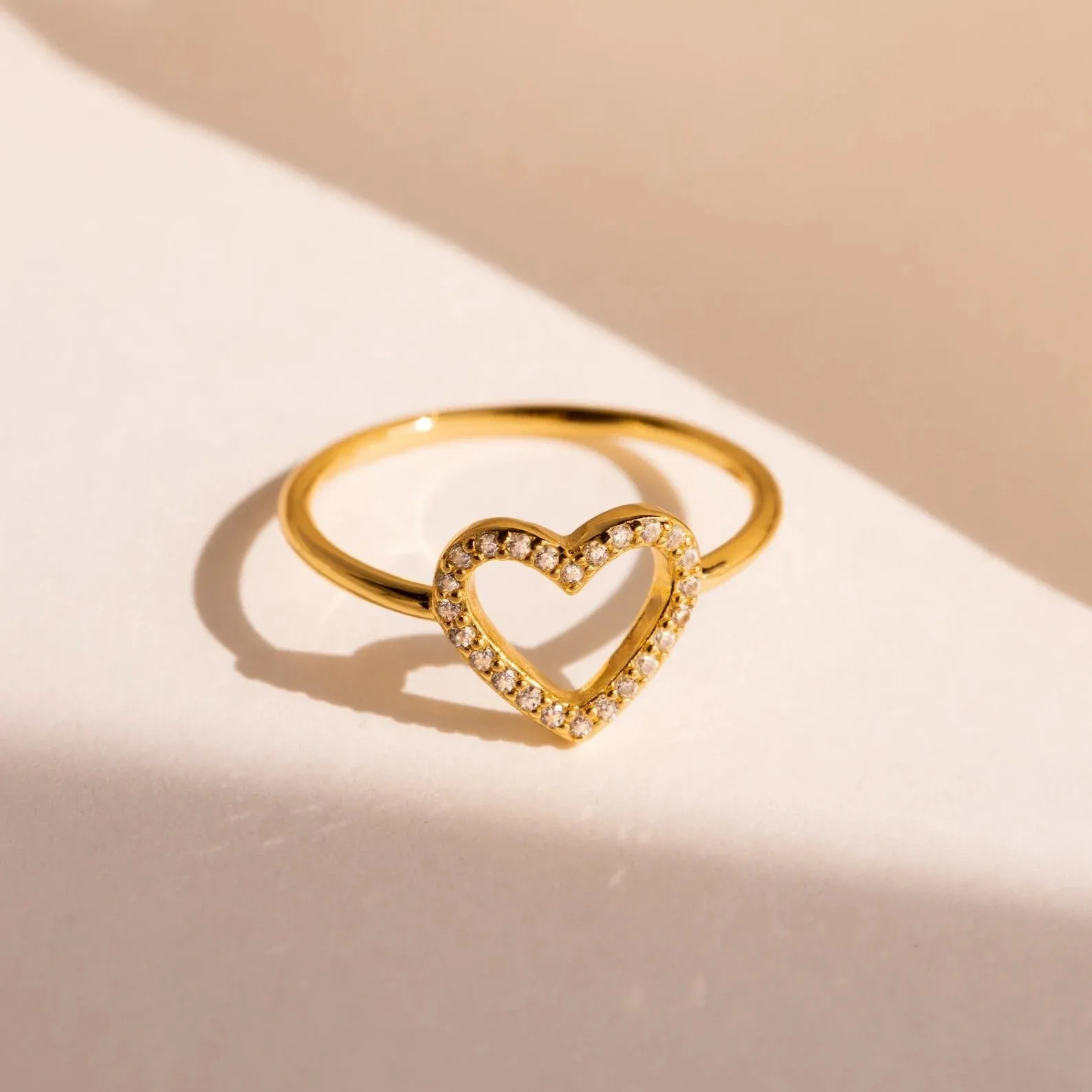 Diamond Heart Ring