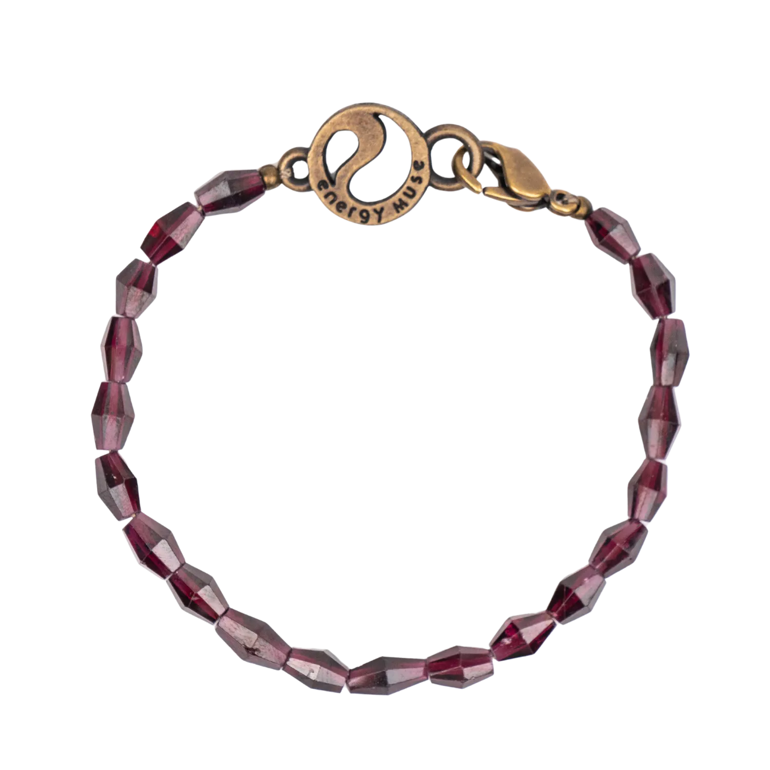 Diamond Red Garnet Bracelet