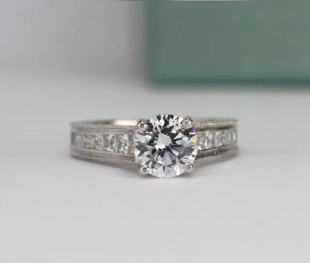 Edelweiss - GIA Natural Round Diamond Engagement Ring