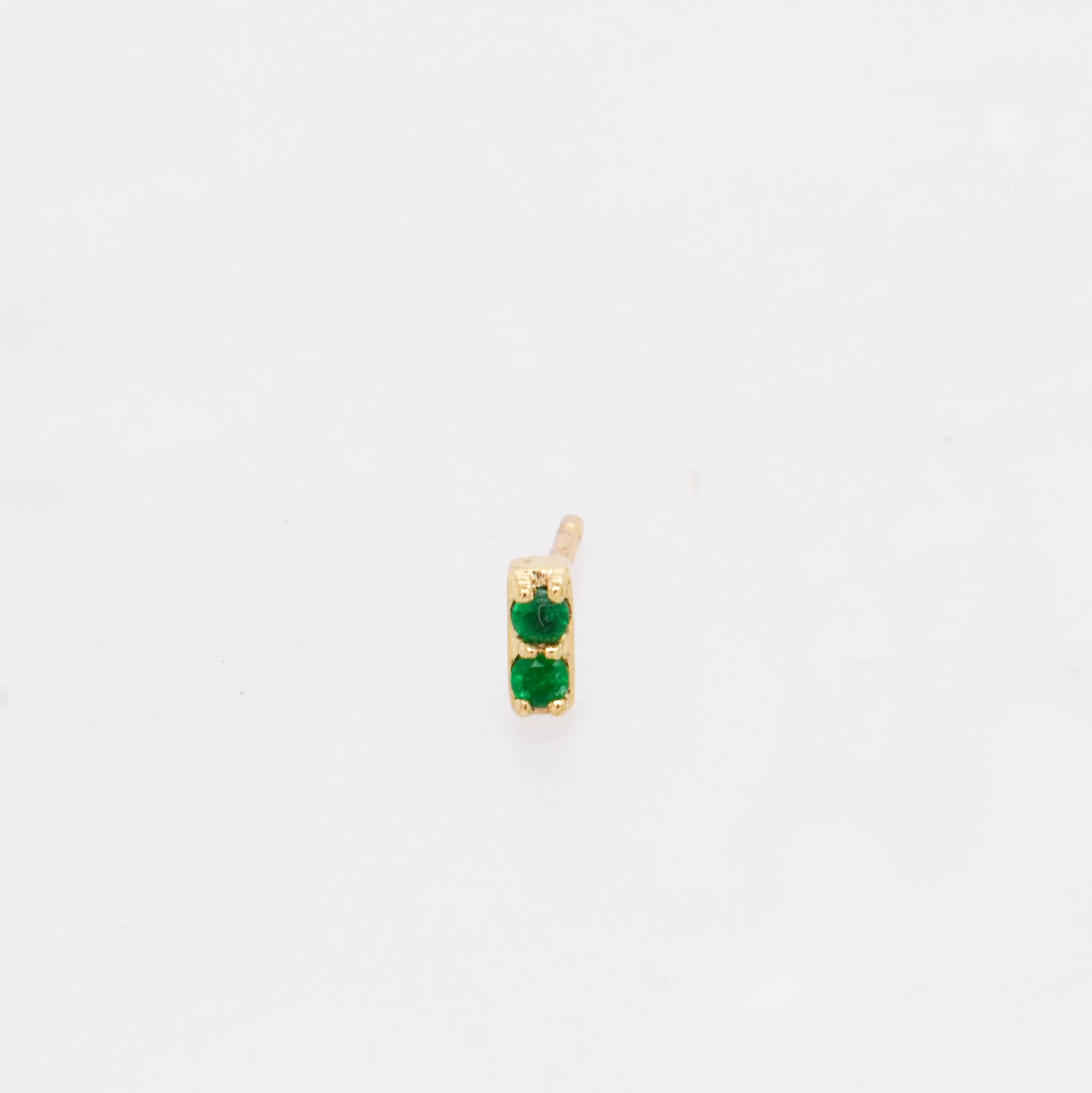 Emerald Bar Stud