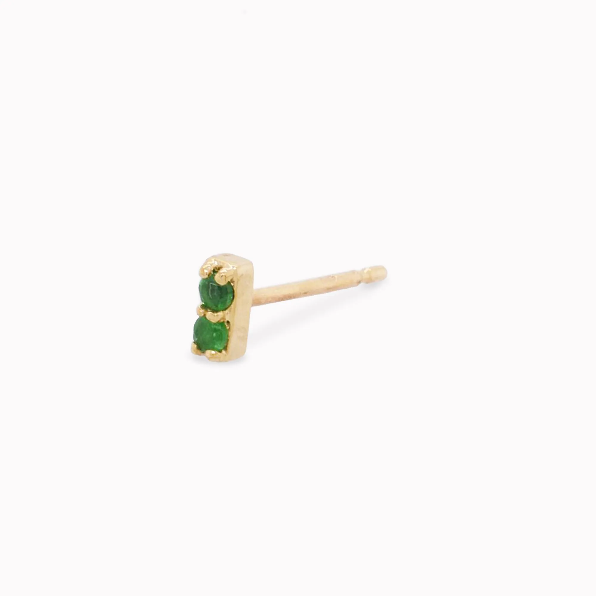 Emerald Bar Stud