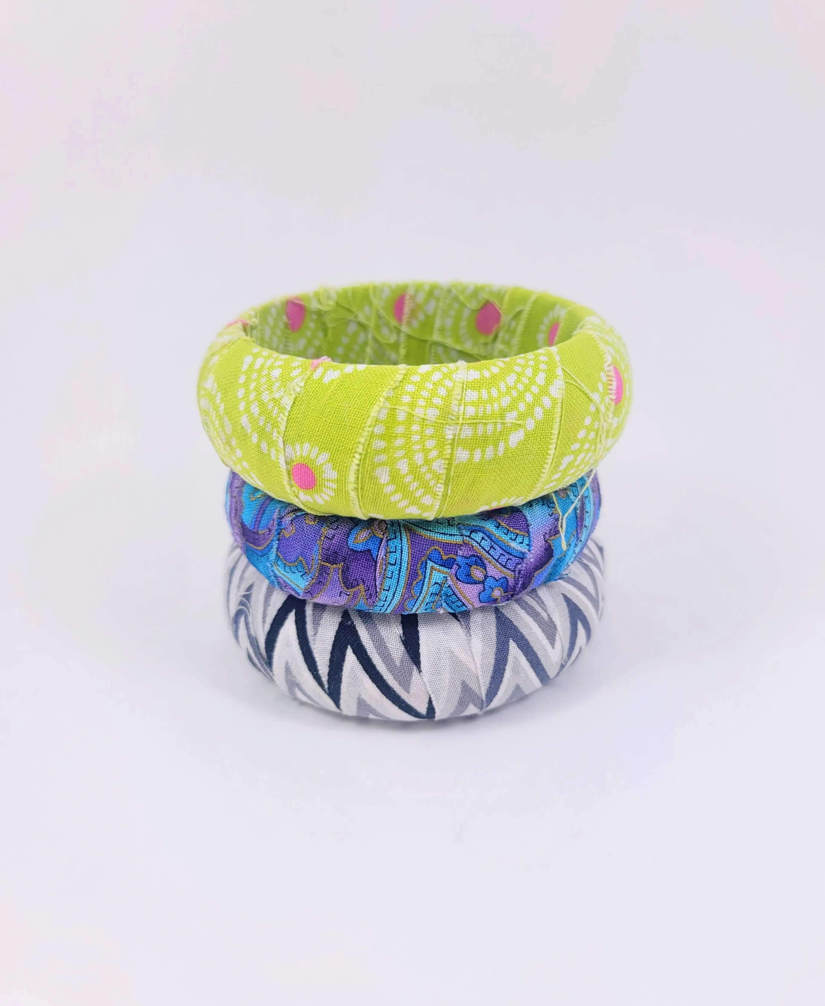 Fabric Wrapped Bangle