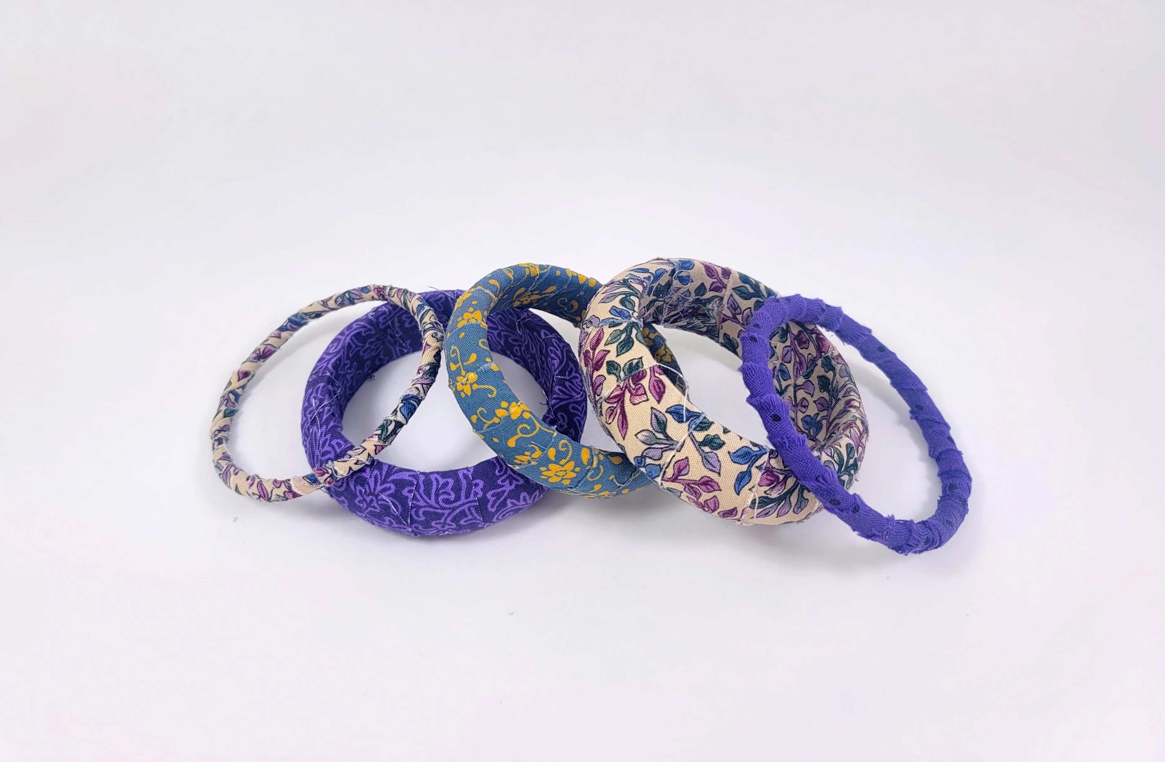 Fabric Wrapped Bangle