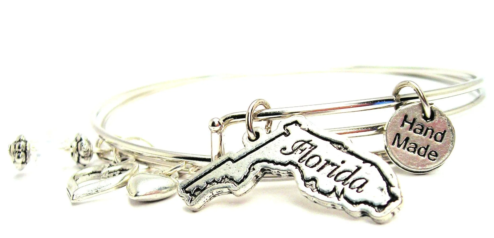 Florida Expandable Bangle Bracelet Set