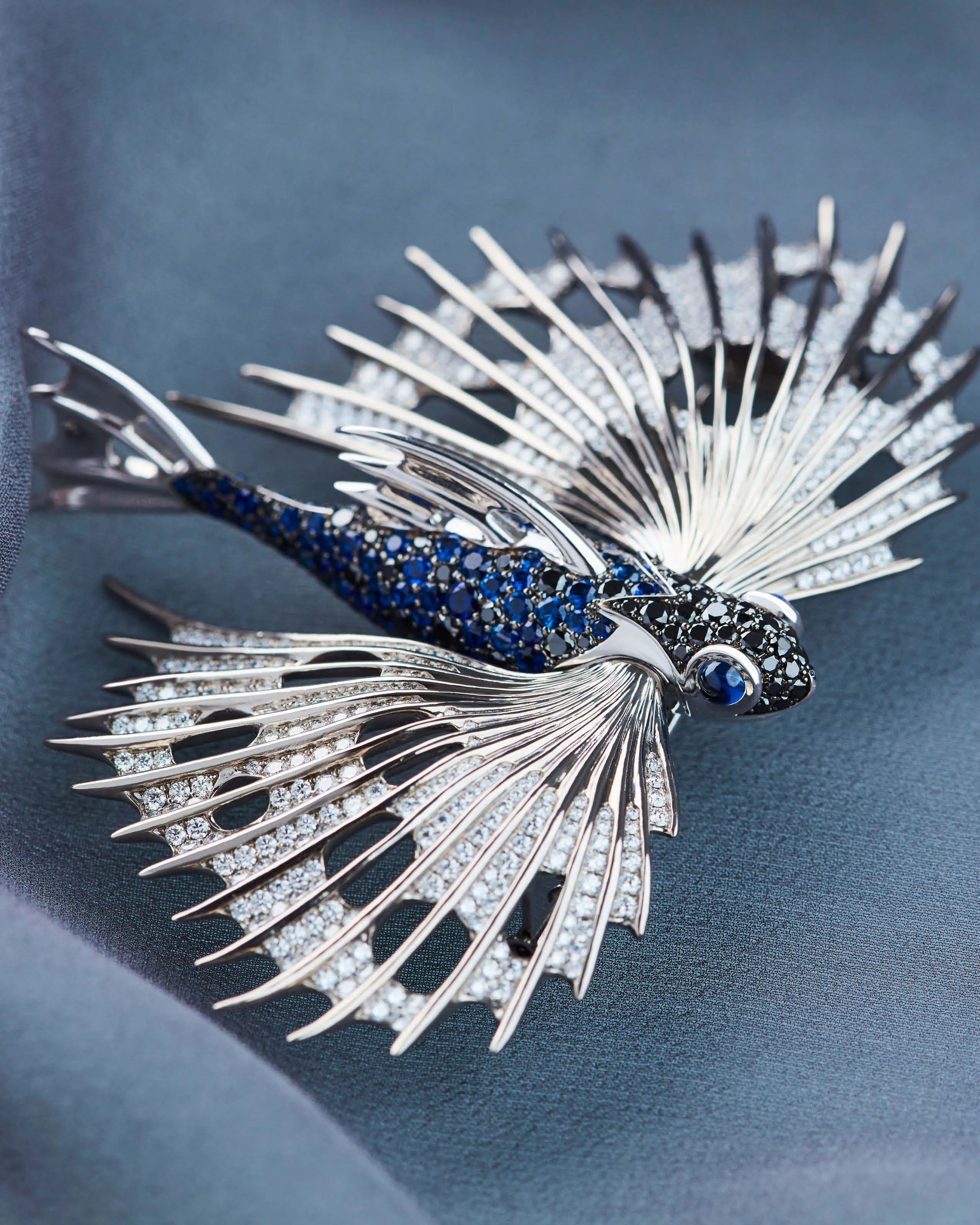 Flying Fish Brooch