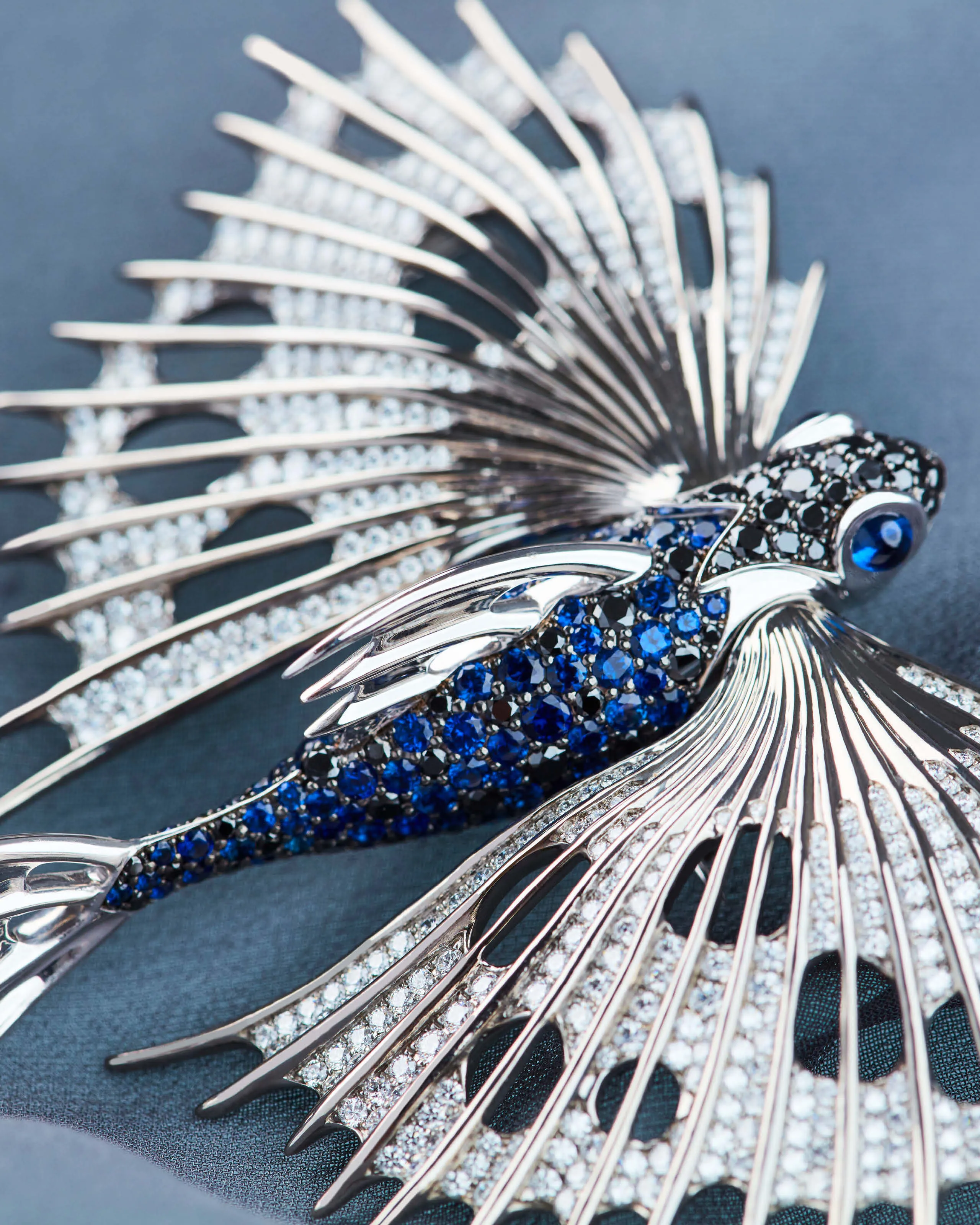 Flying Fish Brooch