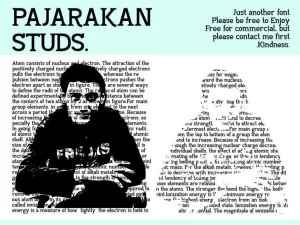 Free Pajarakan Studs Font