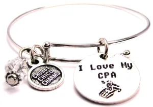 I Love My CPA Bangle Bracelet