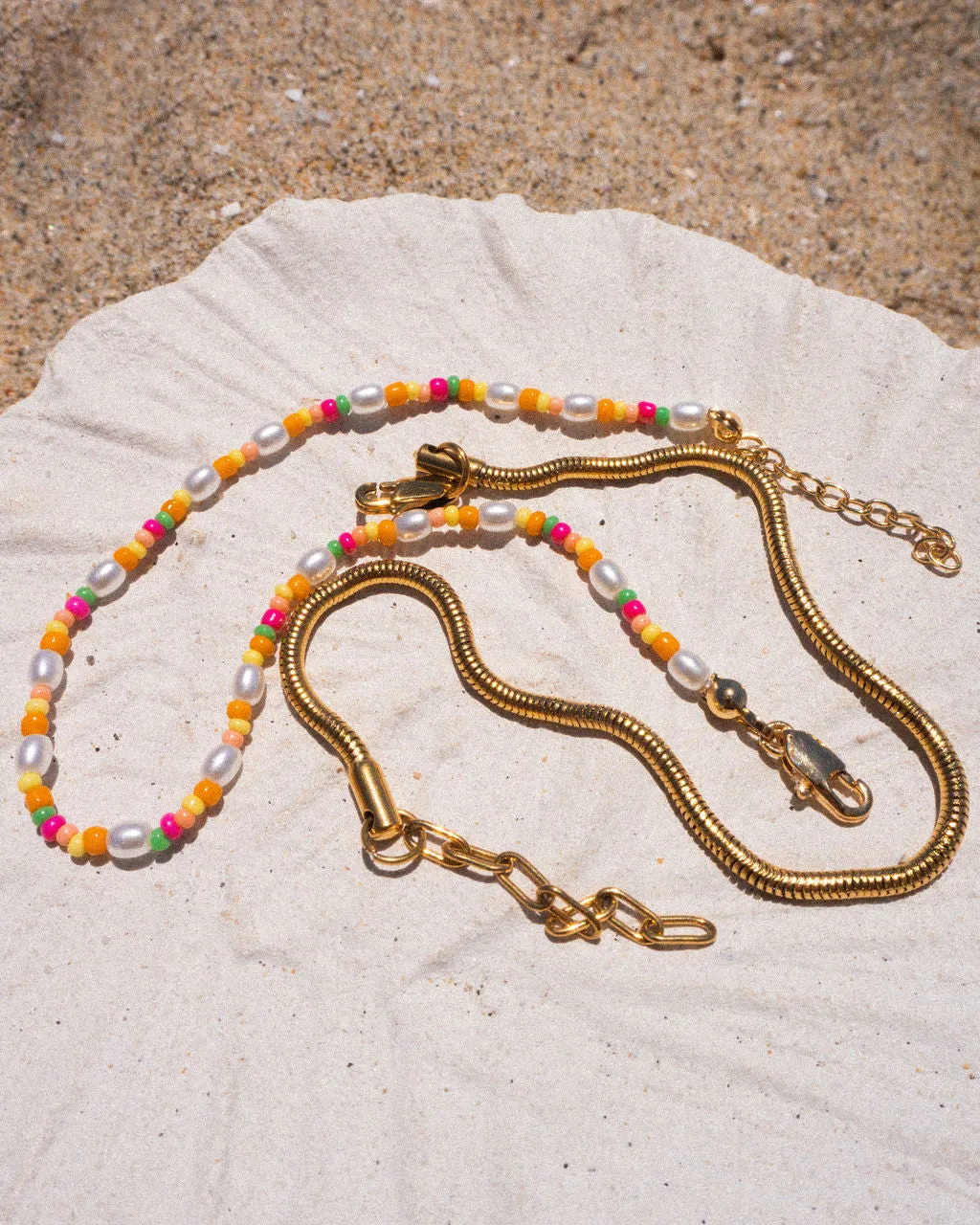 Lahaina Pearl Anklet Set | Sivan Ayla x Luv Aj