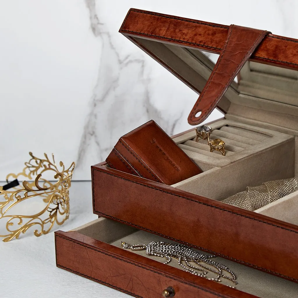 Leather Men's Jewellery Box