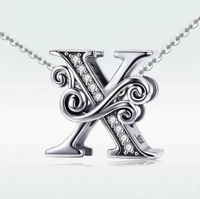 Letter X Initial Alphabet Charm