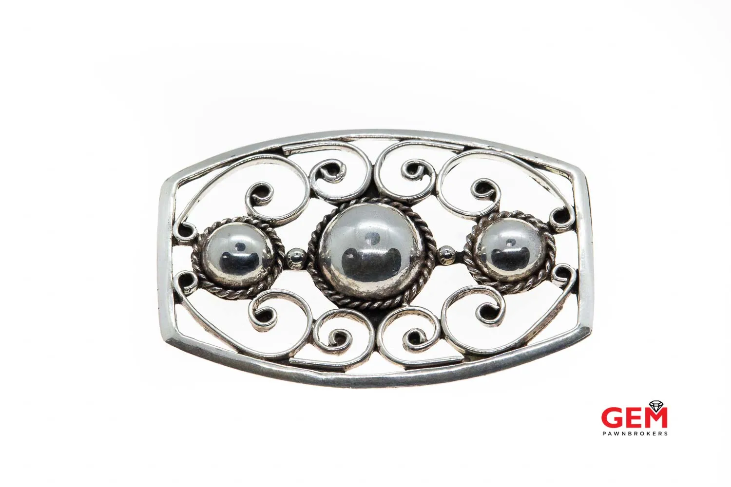 MB 925 Sterling Silver Lapel Pin Brooch