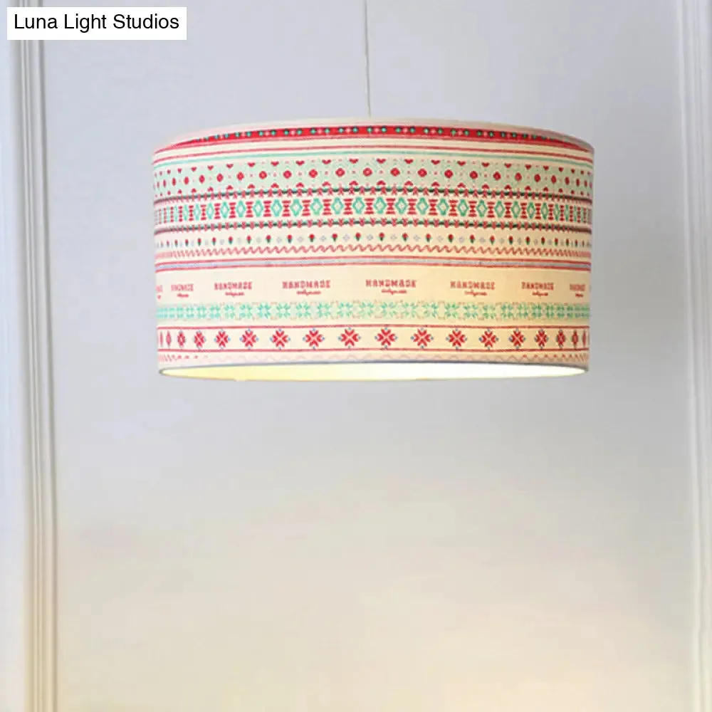 Modern Multi-Colored Cake Shape Pendant Light for Trendy Restaurants